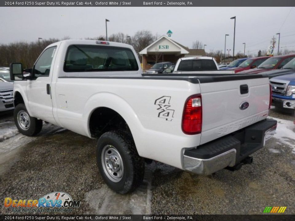 2014 Ford F250 Super Duty XL Regular Cab 4x4 Oxford White / Steel Photo #6
