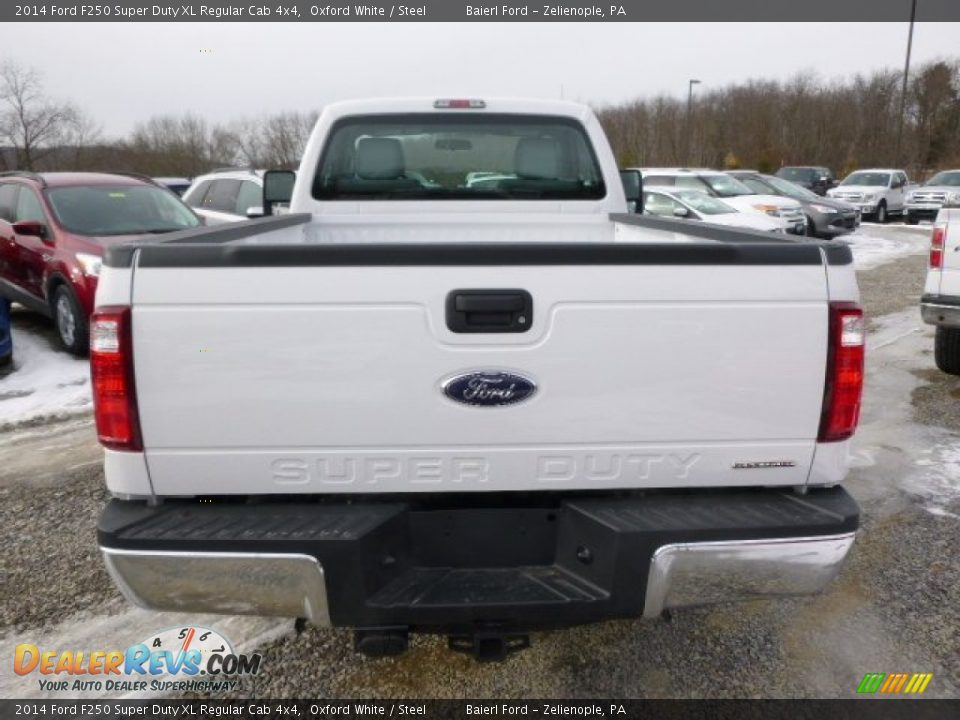 2014 Ford F250 Super Duty XL Regular Cab 4x4 Oxford White / Steel Photo #7
