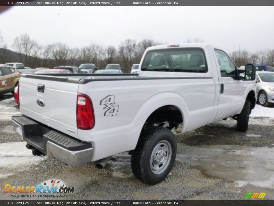 2014 Ford F250 Super Duty XL Regular Cab 4x4 Oxford White / Steel Photo #8
