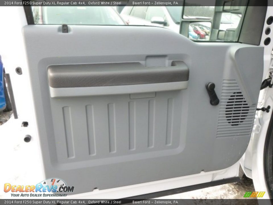 2014 Ford F250 Super Duty XL Regular Cab 4x4 Oxford White / Steel Photo #12