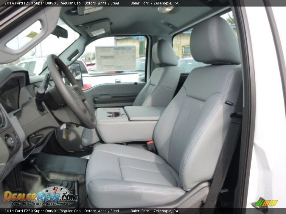 Front Seat of 2014 Ford F250 Super Duty XL Regular Cab Photo #10