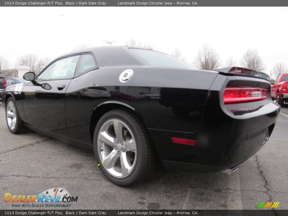 2014 Dodge Challenger R/T Plus Black / Dark Slate Gray Photo #2
