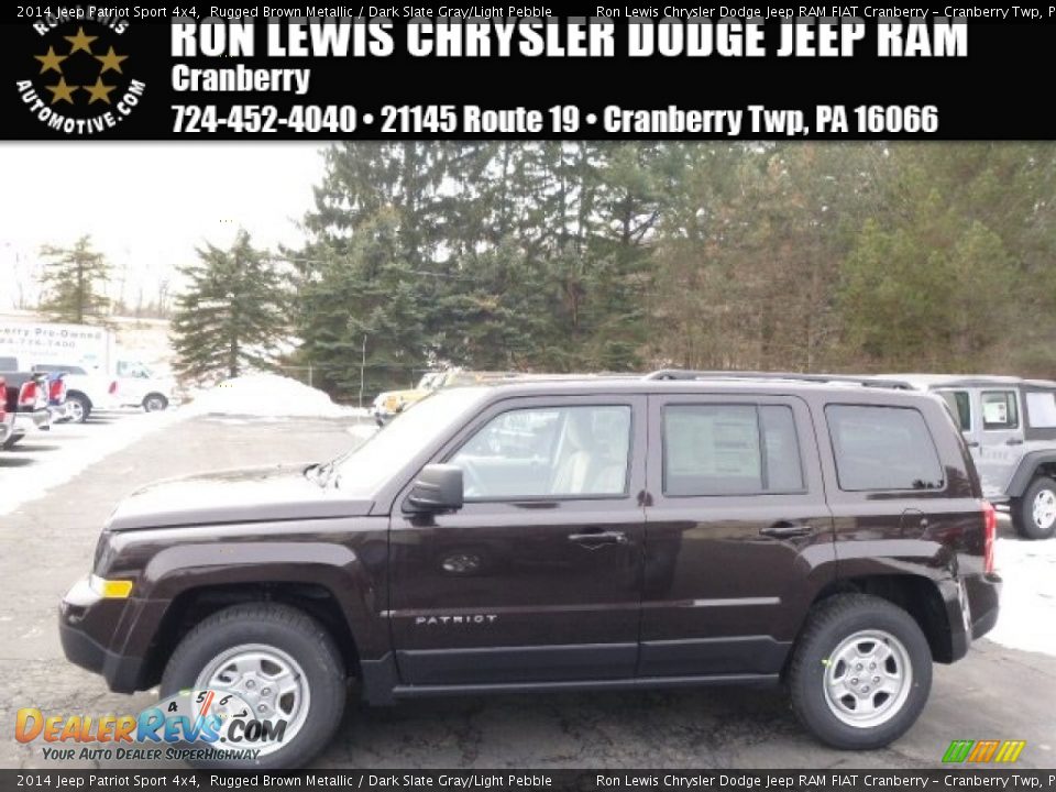 2014 Jeep Patriot Sport 4x4 Rugged Brown Metallic / Dark Slate Gray/Light Pebble Photo #1