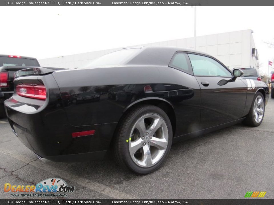 2014 Dodge Challenger R/T Plus Black / Dark Slate Gray Photo #3