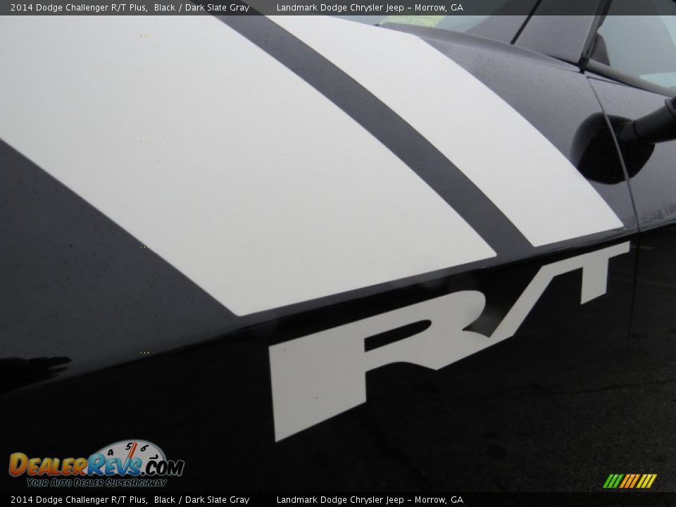 2014 Dodge Challenger R/T Plus Black / Dark Slate Gray Photo #5