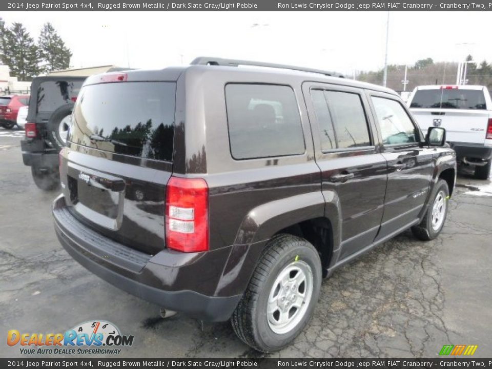 2014 Jeep Patriot Sport 4x4 Rugged Brown Metallic / Dark Slate Gray/Light Pebble Photo #6