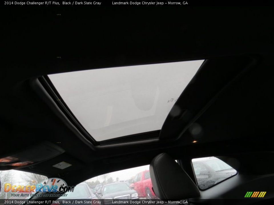 2014 Dodge Challenger R/T Plus Black / Dark Slate Gray Photo #8