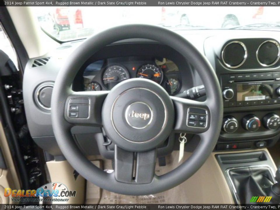 2014 Jeep Patriot Sport 4x4 Rugged Brown Metallic / Dark Slate Gray/Light Pebble Photo #19