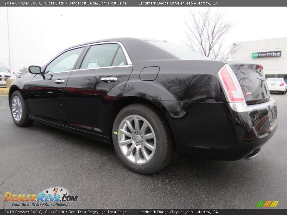 2014 Chrysler 300 C Gloss Black / Dark Frost Beige/Light Frost Beige Photo #2