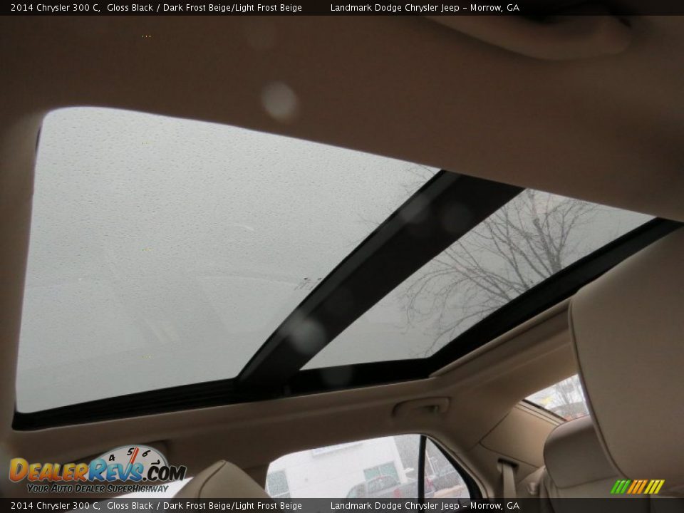 2014 Chrysler 300 C Gloss Black / Dark Frost Beige/Light Frost Beige Photo #7