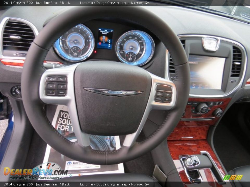 2014 Chrysler 300 Jazz Blue Pearl / Black Photo #8