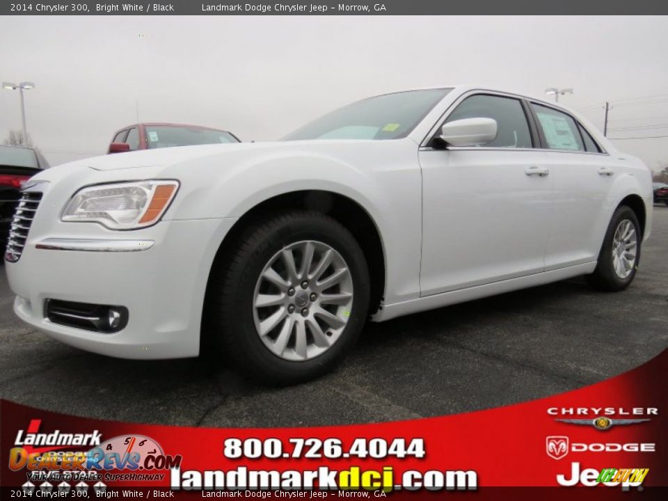 2014 Chrysler 300 Bright White / Black Photo #1