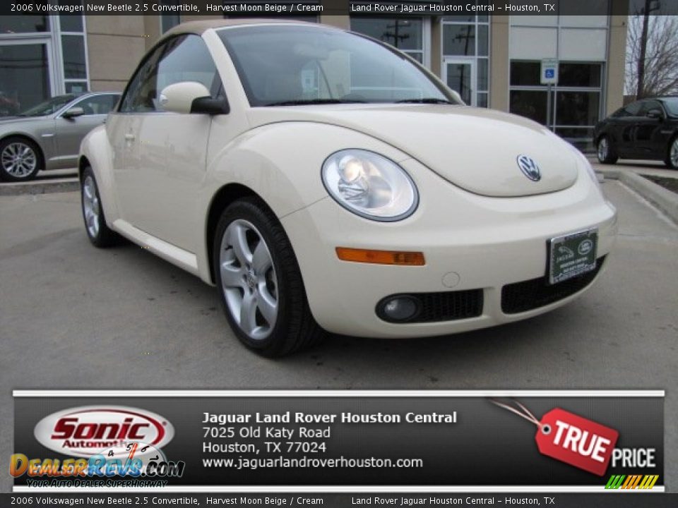 2006 Volkswagen New Beetle 2.5 Convertible Harvest Moon Beige / Cream Photo #1