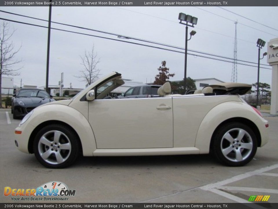 2006 Volkswagen New Beetle 2.5 Convertible Harvest Moon Beige / Cream Photo #5