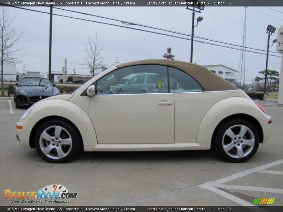 2006 Volkswagen New Beetle 2.5 Convertible Harvest Moon Beige / Cream Photo #8