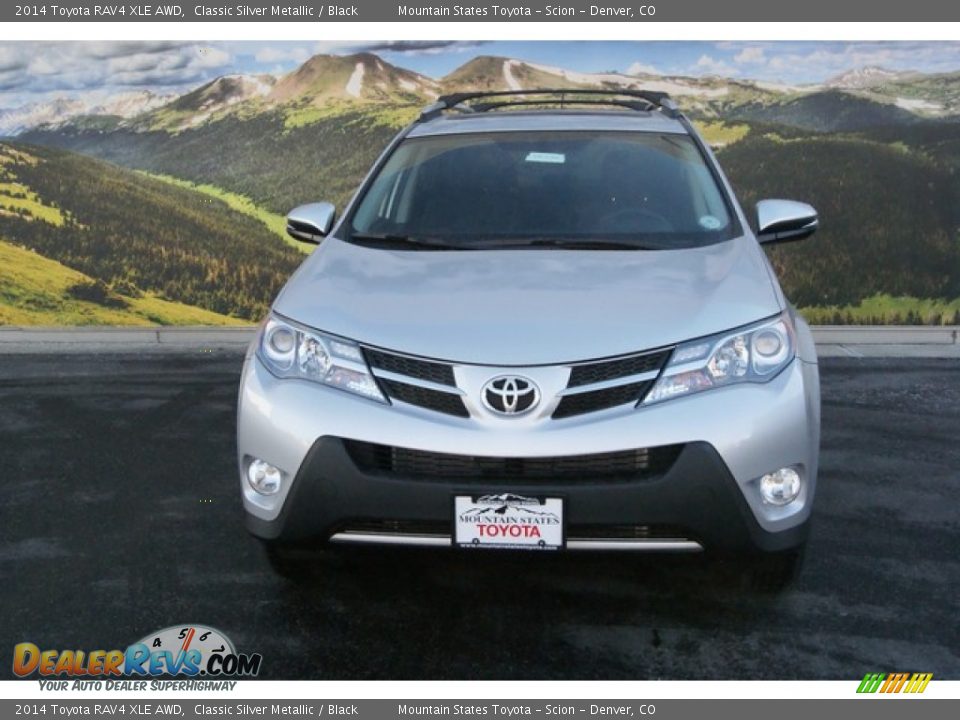2014 Toyota RAV4 XLE AWD Classic Silver Metallic / Black Photo #2