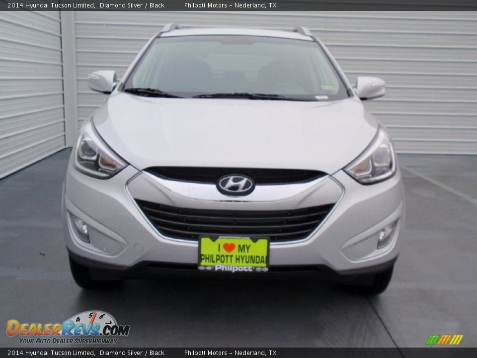 2014 Hyundai Tucson Limited Diamond Silver / Black Photo #8