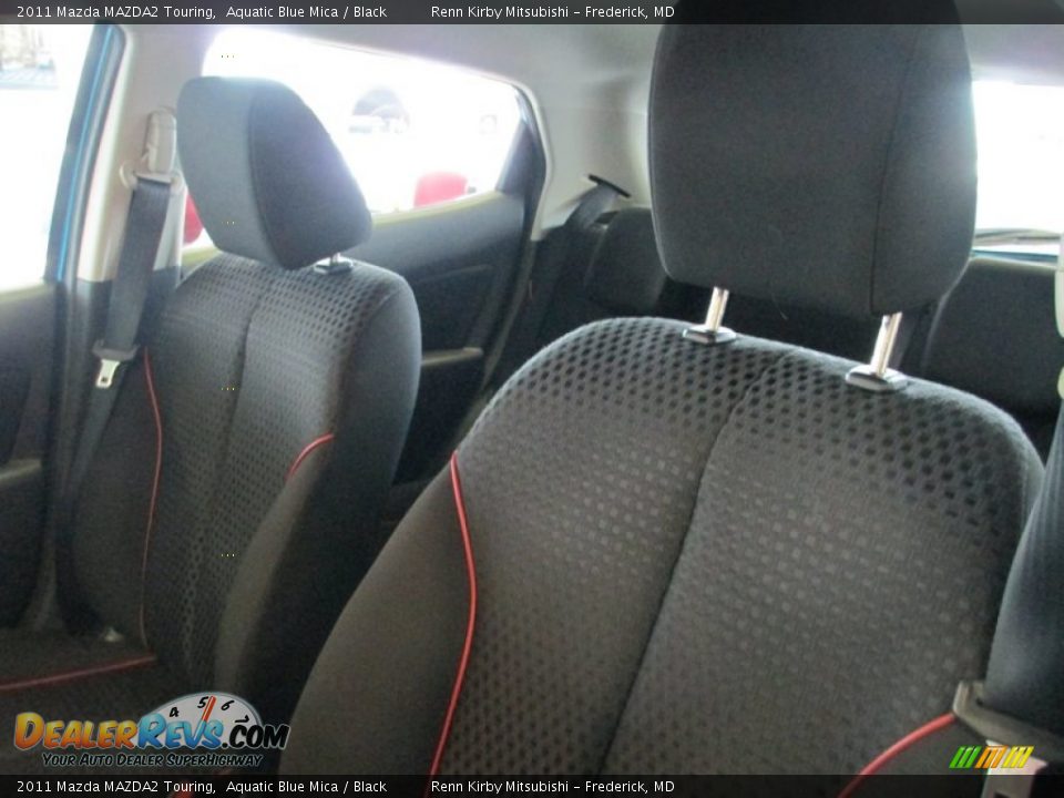 2011 Mazda MAZDA2 Touring Aquatic Blue Mica / Black Photo #9