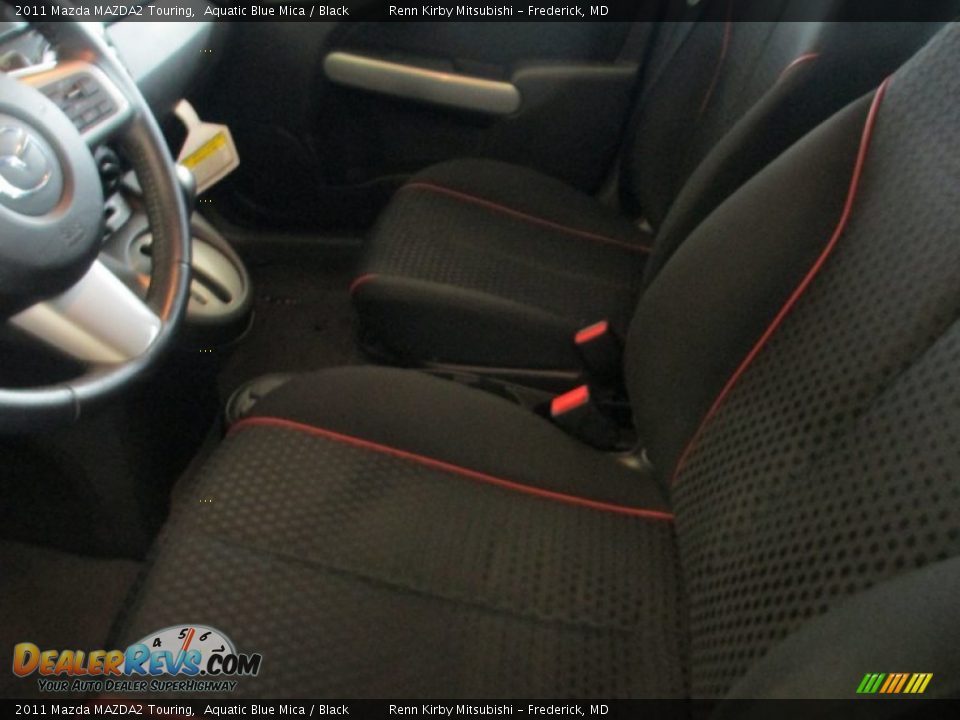 2011 Mazda MAZDA2 Touring Aquatic Blue Mica / Black Photo #10