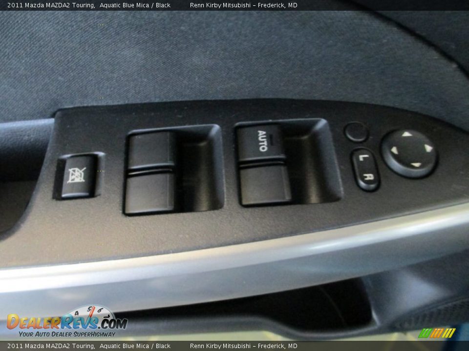 2011 Mazda MAZDA2 Touring Aquatic Blue Mica / Black Photo #12