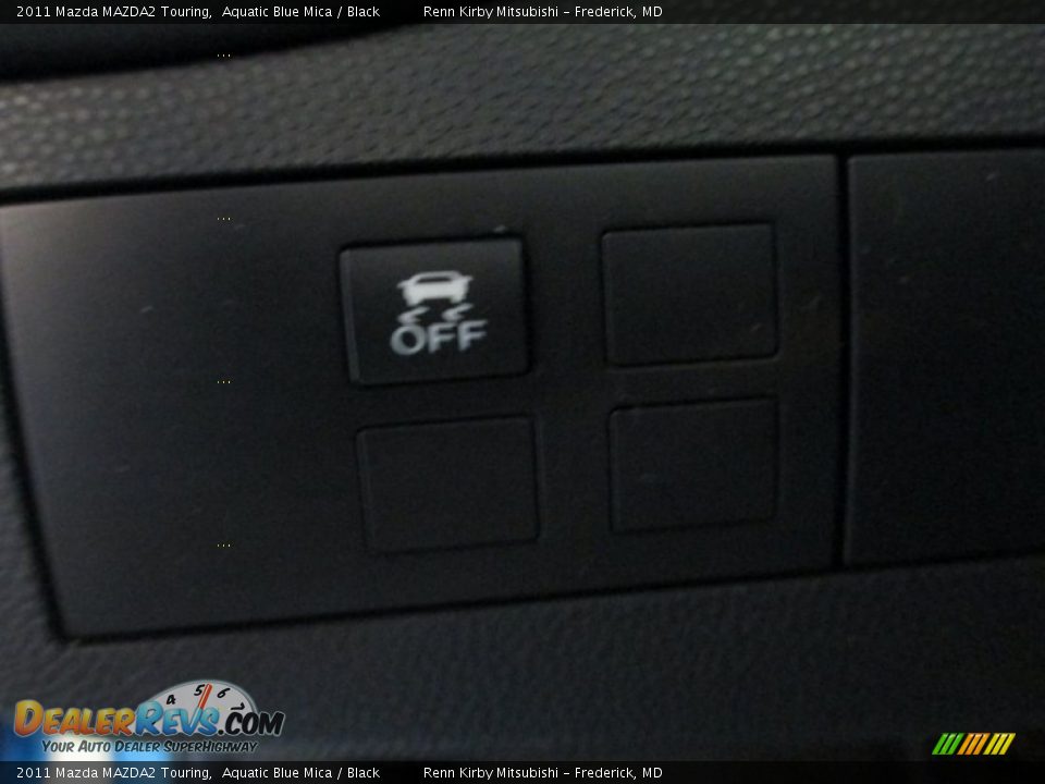 2011 Mazda MAZDA2 Touring Aquatic Blue Mica / Black Photo #13