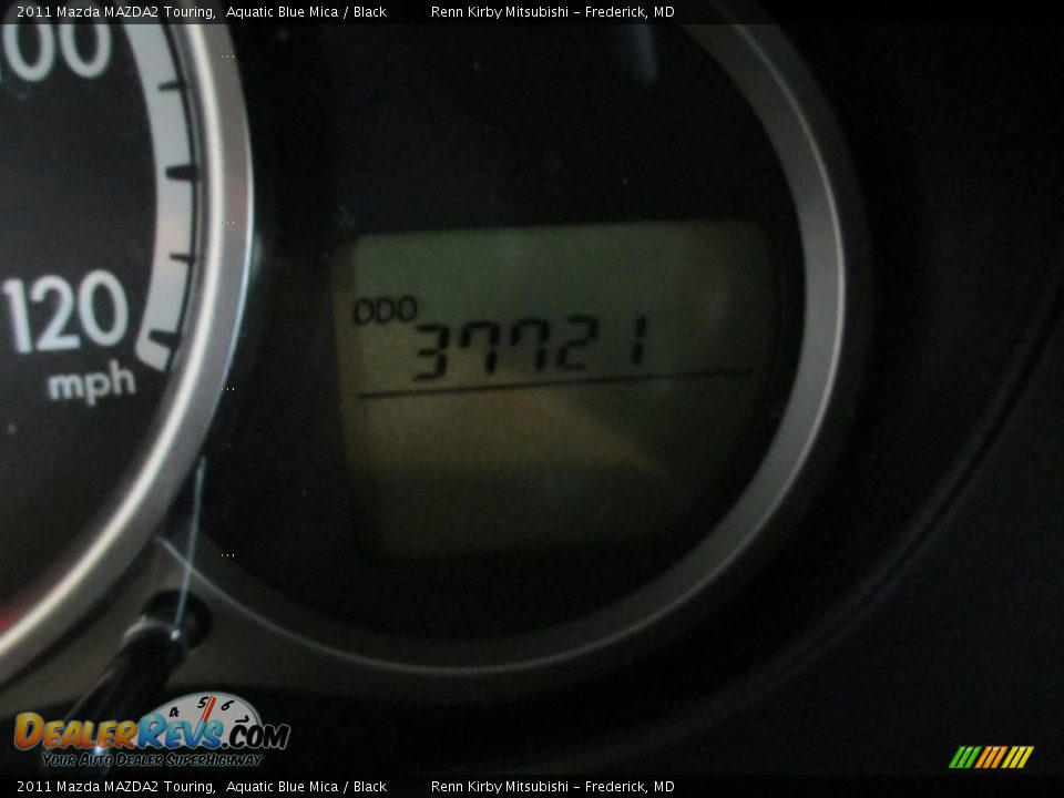 2011 Mazda MAZDA2 Touring Aquatic Blue Mica / Black Photo #14