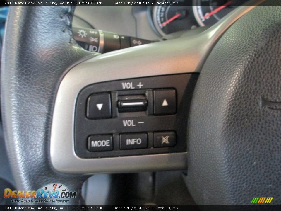 2011 Mazda MAZDA2 Touring Aquatic Blue Mica / Black Photo #15