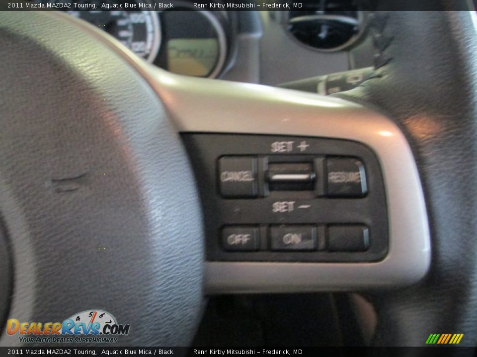 2011 Mazda MAZDA2 Touring Aquatic Blue Mica / Black Photo #16
