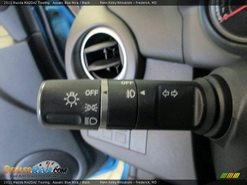 2011 Mazda MAZDA2 Touring Aquatic Blue Mica / Black Photo #17