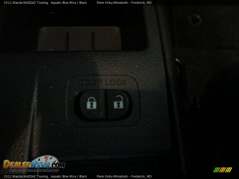 2011 Mazda MAZDA2 Touring Aquatic Blue Mica / Black Photo #22