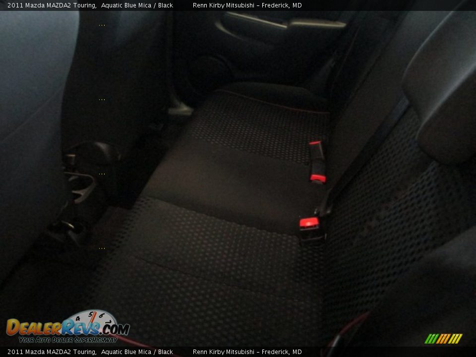 2011 Mazda MAZDA2 Touring Aquatic Blue Mica / Black Photo #24