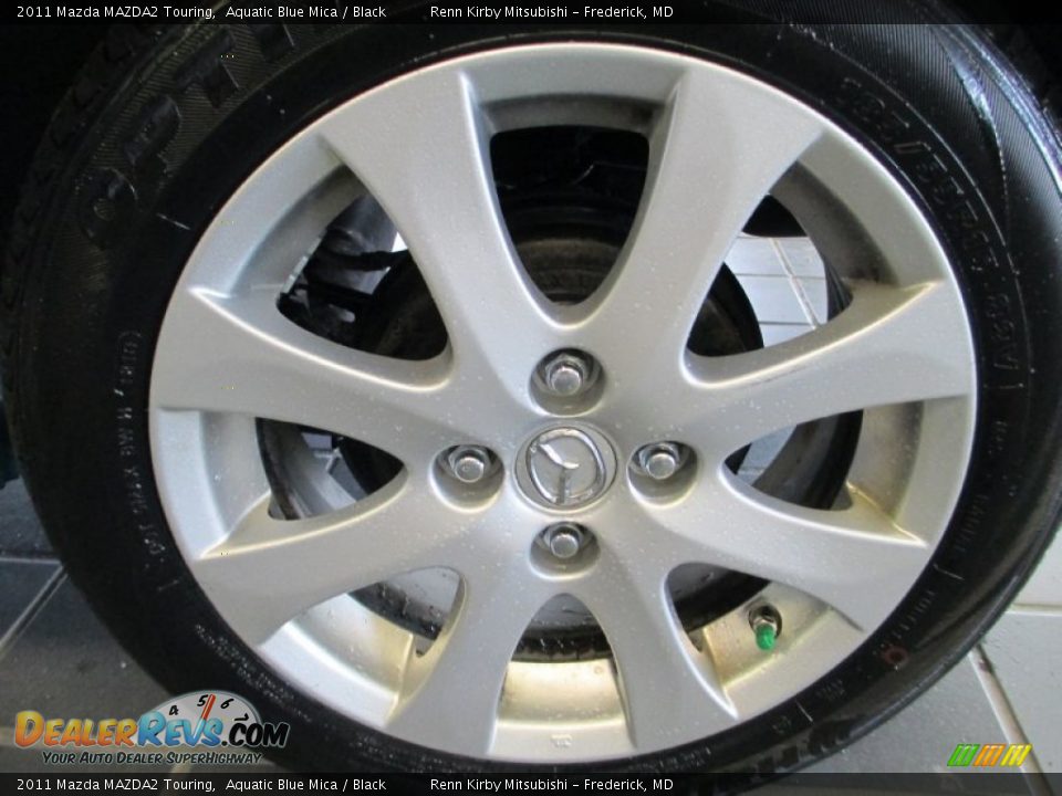 2011 Mazda MAZDA2 Touring Aquatic Blue Mica / Black Photo #26