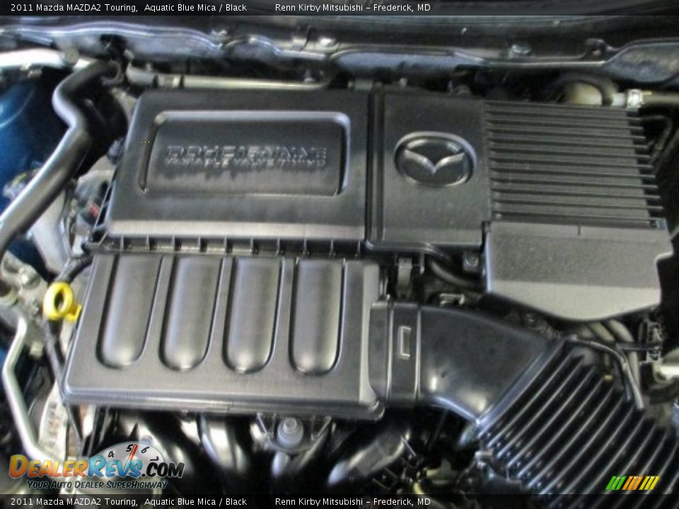 2011 Mazda MAZDA2 Touring Aquatic Blue Mica / Black Photo #28