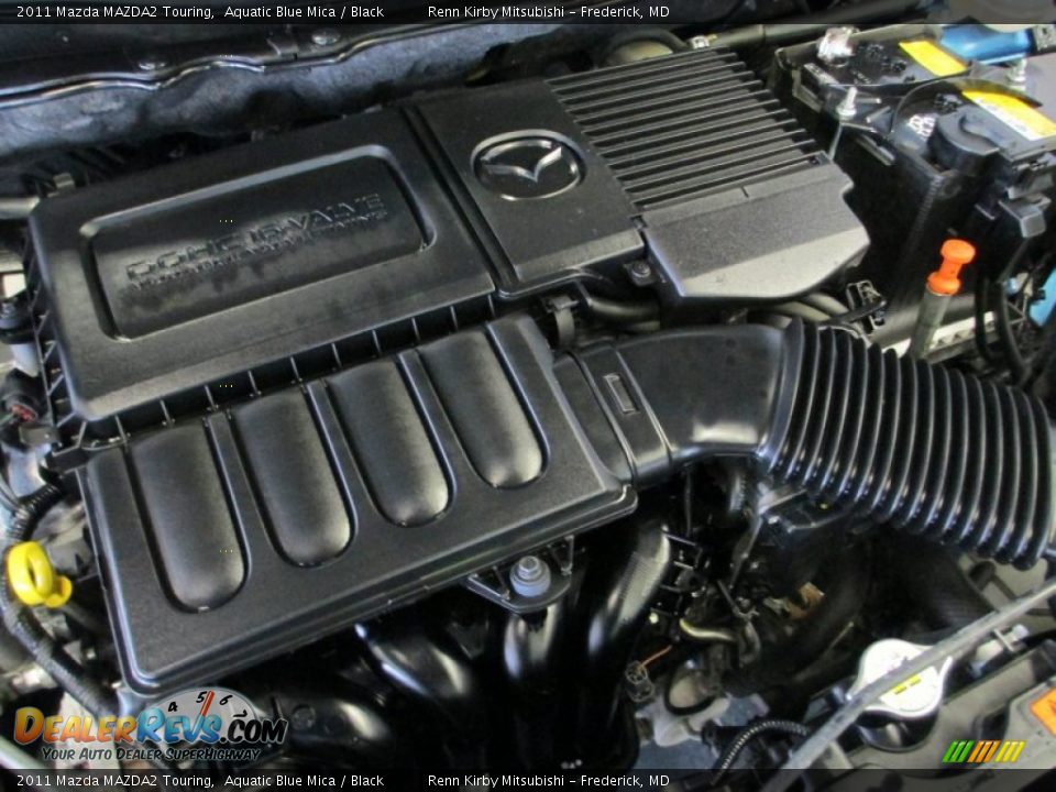 2011 Mazda MAZDA2 Touring Aquatic Blue Mica / Black Photo #29