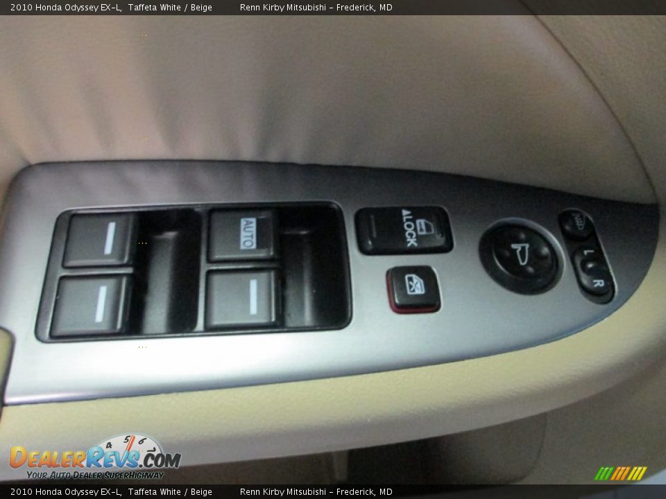 2010 Honda Odyssey EX-L Taffeta White / Beige Photo #13