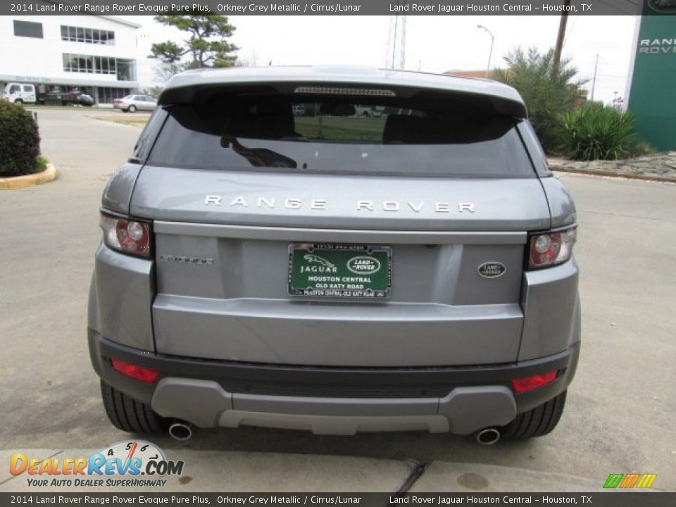 2014 Land Rover Range Rover Evoque Pure Plus Orkney Grey Metallic / Cirrus/Lunar Photo #9