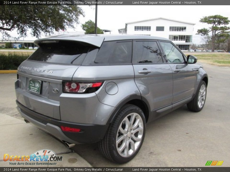 2014 Land Rover Range Rover Evoque Pure Plus Orkney Grey Metallic / Cirrus/Lunar Photo #11