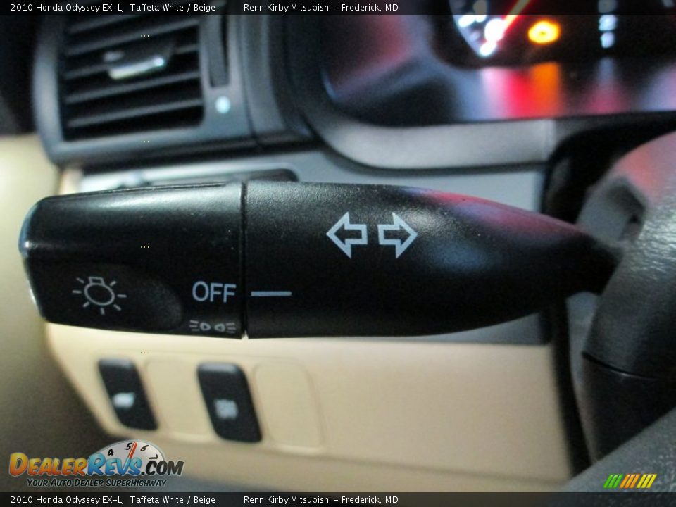 2010 Honda Odyssey EX-L Taffeta White / Beige Photo #19