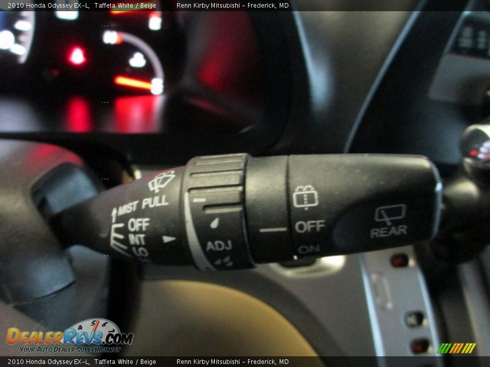 2010 Honda Odyssey EX-L Taffeta White / Beige Photo #20
