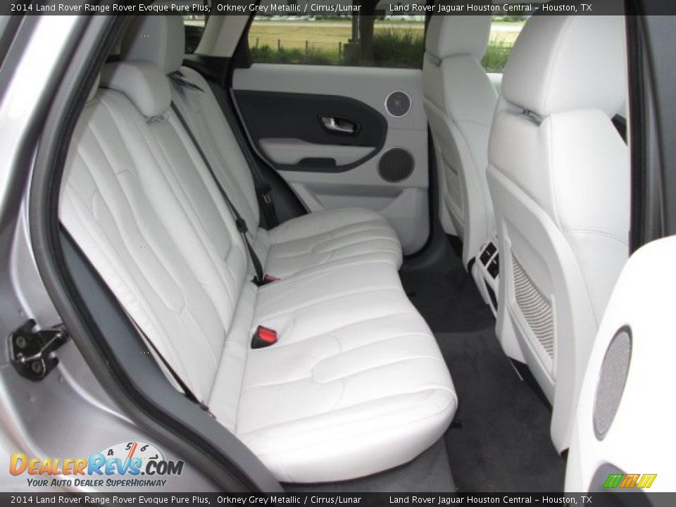 Rear Seat of 2014 Land Rover Range Rover Evoque Pure Plus Photo #17