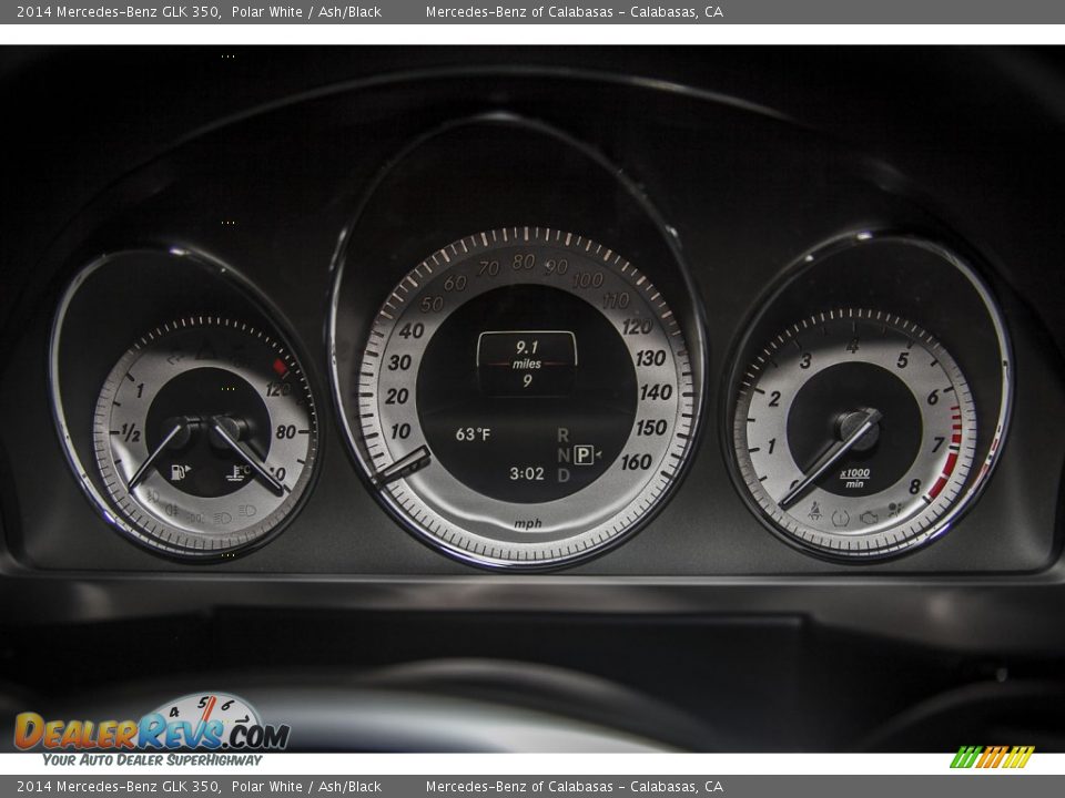 2014 Mercedes-Benz GLK 350 Polar White / Ash/Black Photo #6