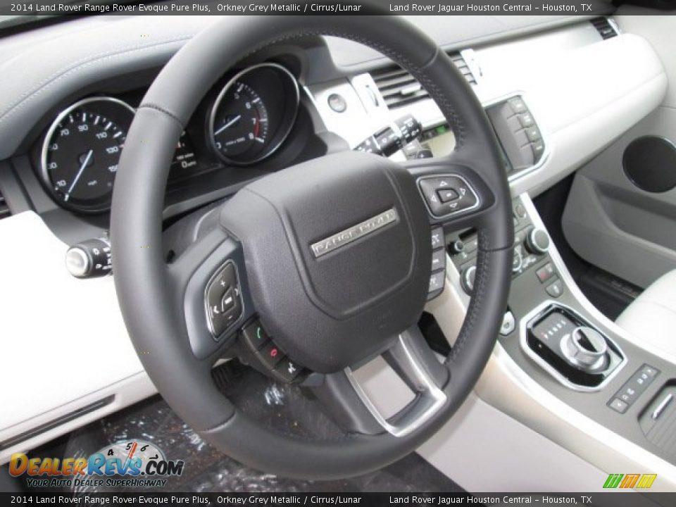 2014 Land Rover Range Rover Evoque Pure Plus Steering Wheel Photo #21