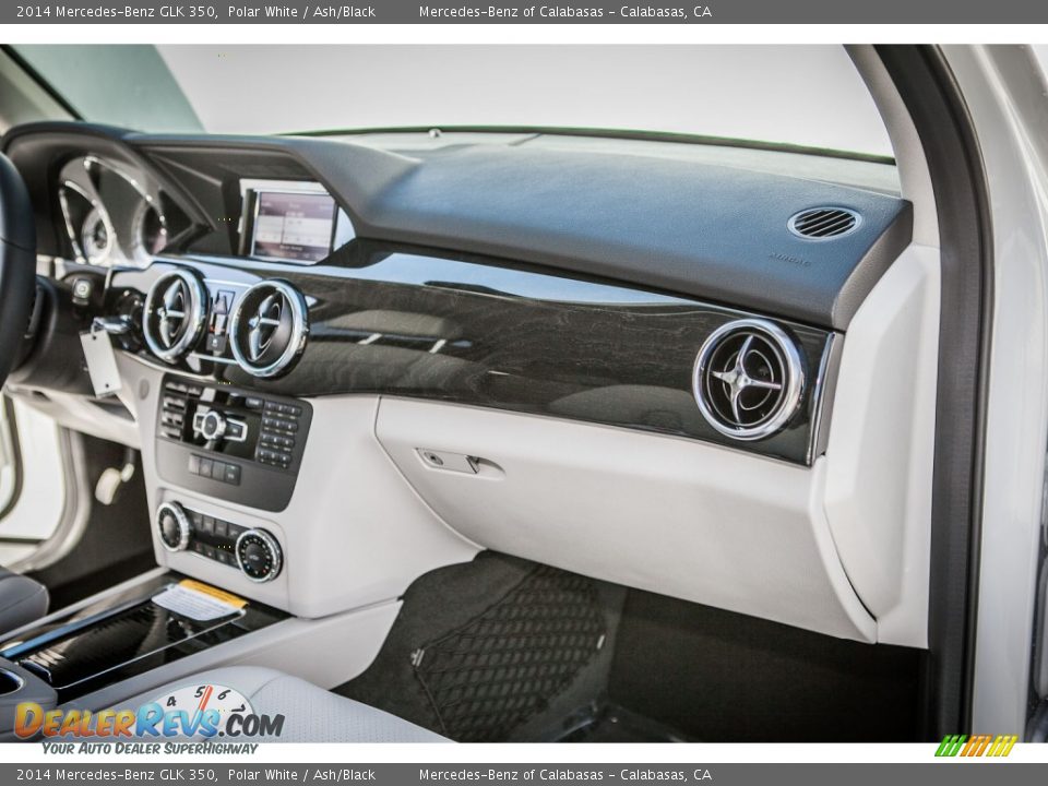 2014 Mercedes-Benz GLK 350 Polar White / Ash/Black Photo #8