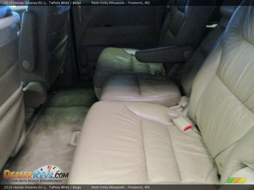 2010 Honda Odyssey EX-L Taffeta White / Beige Photo #30