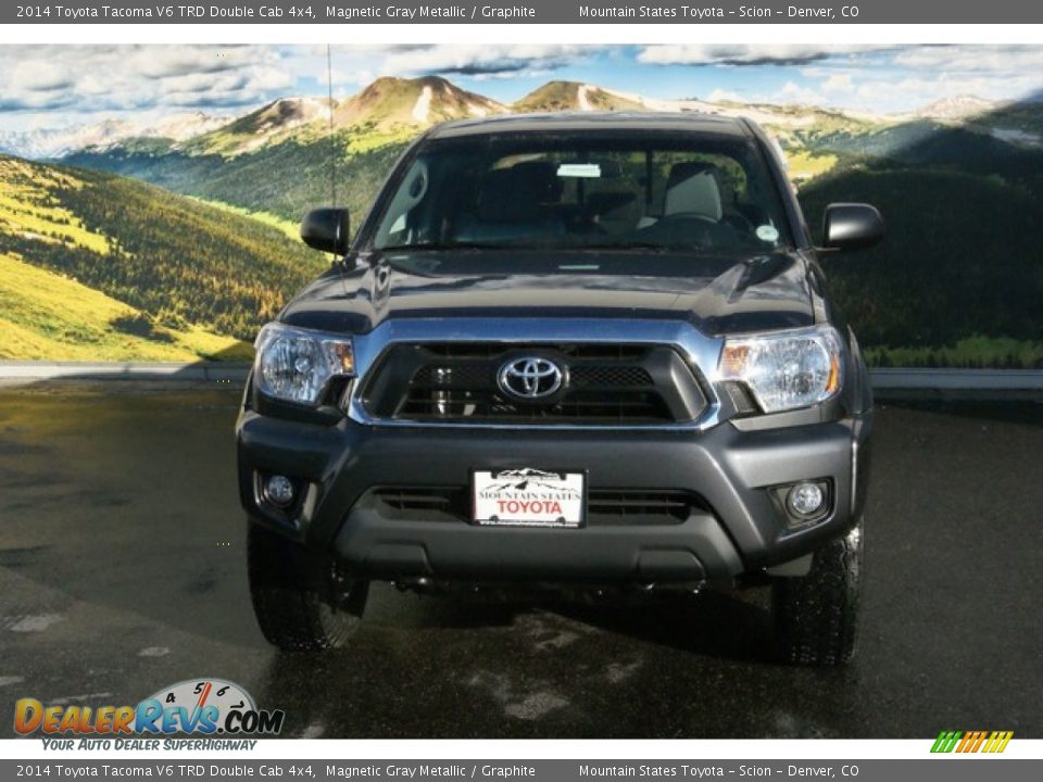 2014 Toyota Tacoma V6 TRD Double Cab 4x4 Magnetic Gray Metallic / Graphite Photo #2