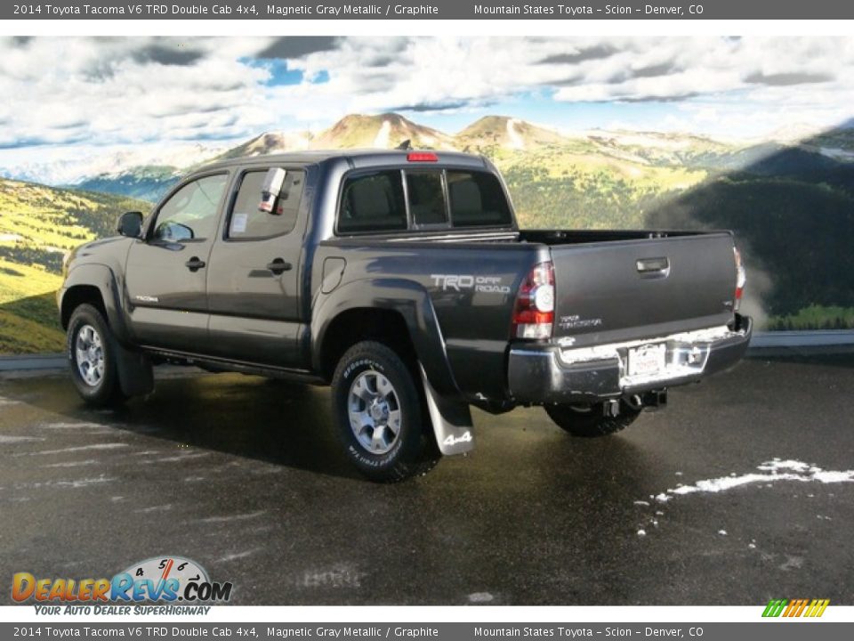 2014 Toyota Tacoma V6 TRD Double Cab 4x4 Magnetic Gray Metallic / Graphite Photo #3