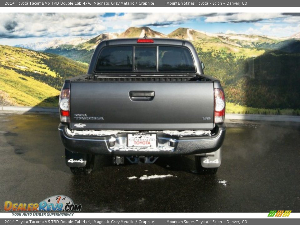 2014 Toyota Tacoma V6 TRD Double Cab 4x4 Magnetic Gray Metallic / Graphite Photo #4