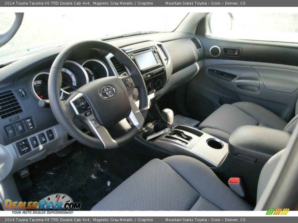 2014 Toyota Tacoma V6 TRD Double Cab 4x4 Magnetic Gray Metallic / Graphite Photo #5
