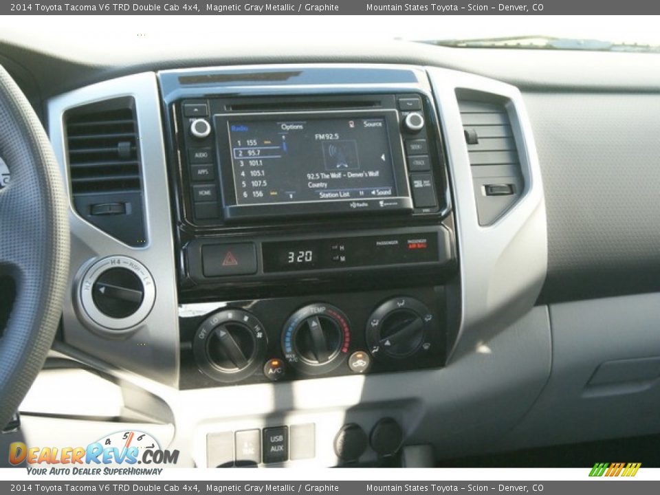 2014 Toyota Tacoma V6 TRD Double Cab 4x4 Magnetic Gray Metallic / Graphite Photo #6