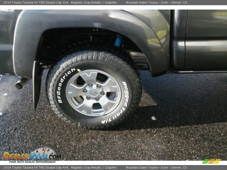 2014 Toyota Tacoma V6 TRD Double Cab 4x4 Magnetic Gray Metallic / Graphite Photo #9